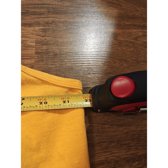 Golds Gym Muscle Tank Top Men’s 2XL Yellow Spaghetti Strap Made In USA - Picture 5 of 6